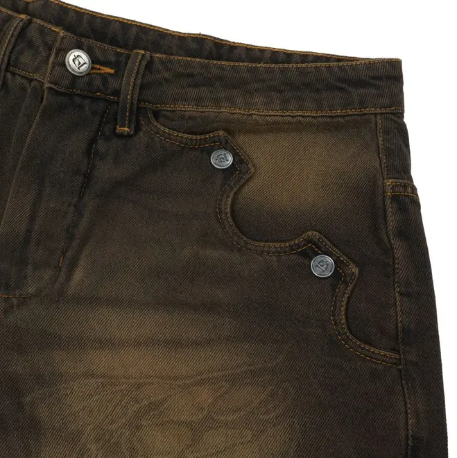 BERMUDA BARRA CREW JEANS RAIZES