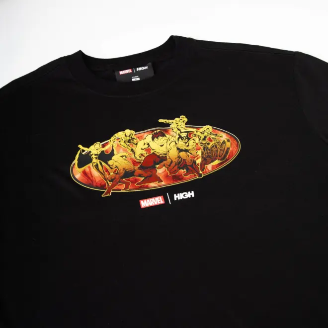 CAMISETA HIGH HEROES BLACK