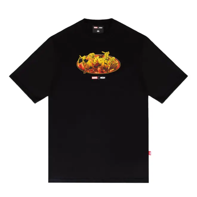 CAMISETA HIGH HEROES BLACK