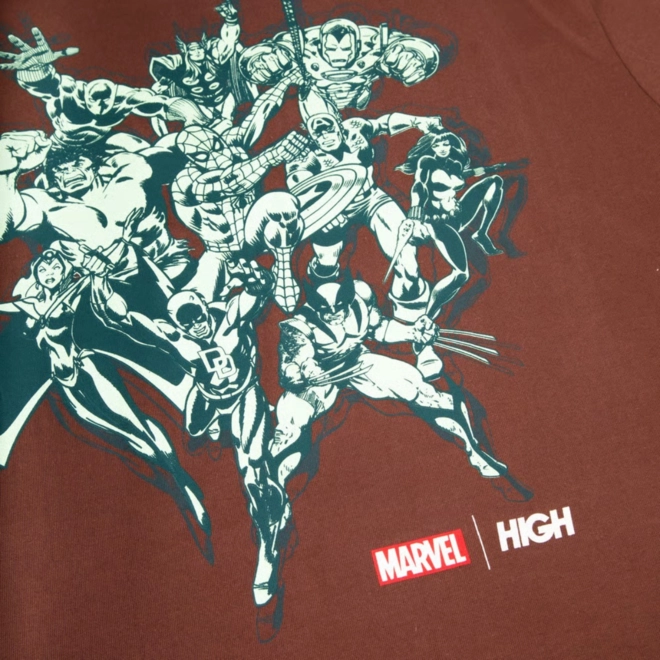 CAMISETA HIGH SQUAD BROWN