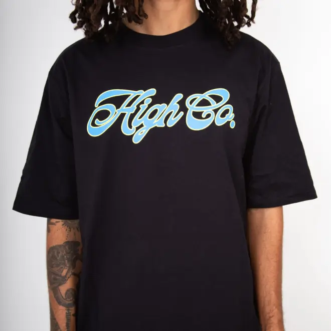 CAMISETA HIGH SCRIPT BLACK
