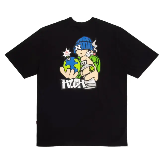 CAMISETA HIGH REBEL BLACK