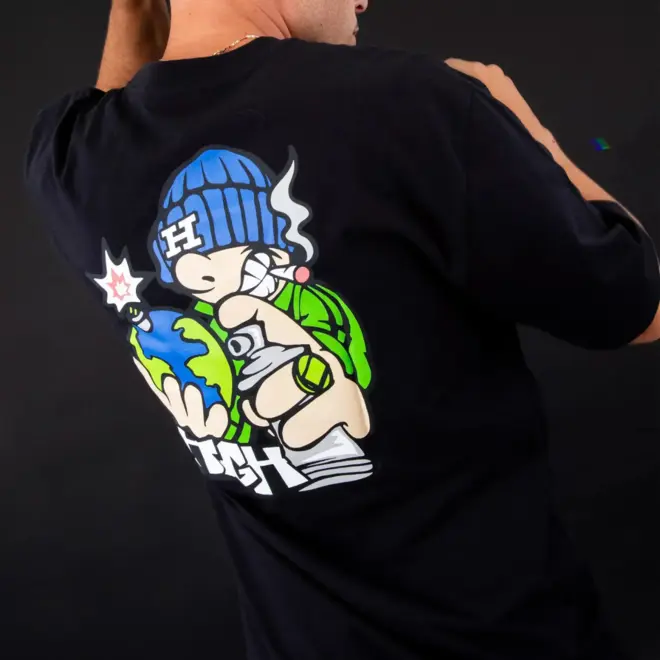 CAMISETA HIGH REBEL BLACK