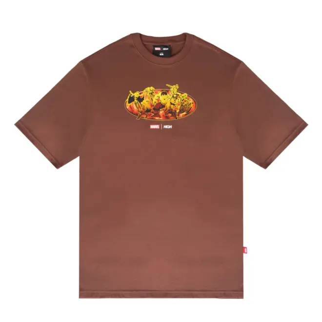CAMISETA HIGH HEROES BROWN