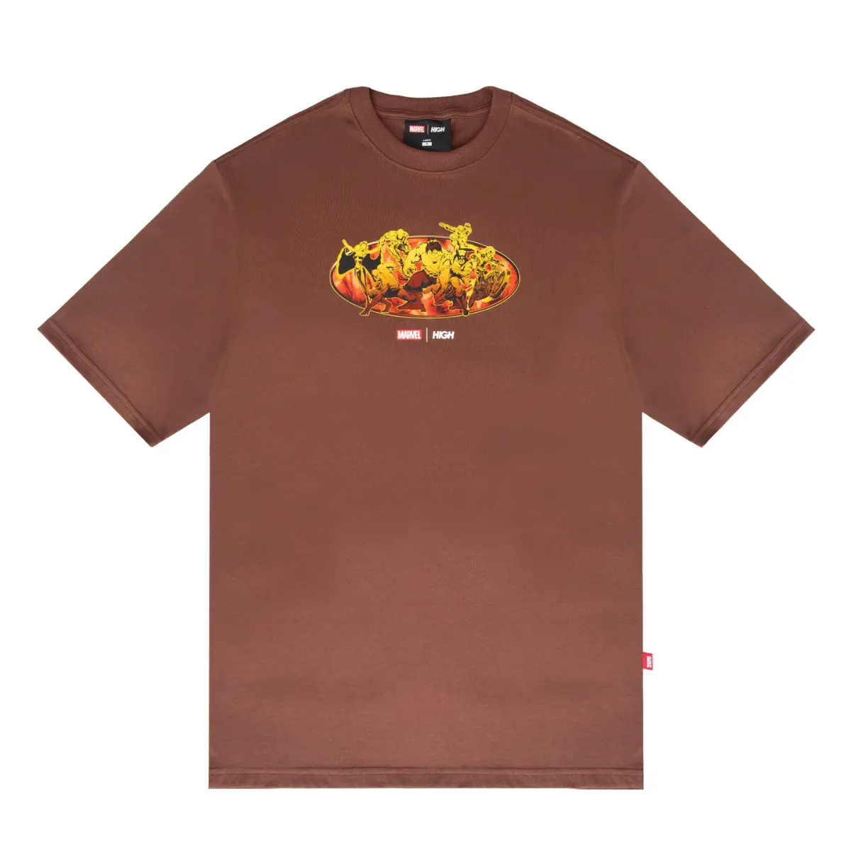 CAMISETA HIGH HEROES BROWN