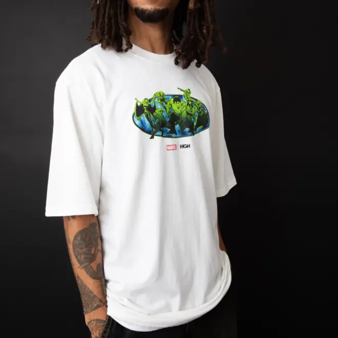 CAMISETA HIGH HEROES WHITE