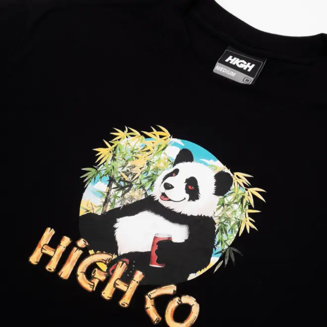 CAMISETA HIGH PANDA BLACK