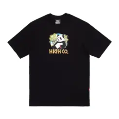 CAMISETA HIGH PANDA BLACK