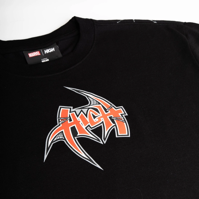 CAMISETA HIGH SPIDERMAM BLACK