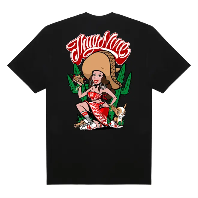 CAMISETA THUG NINE CHARRA