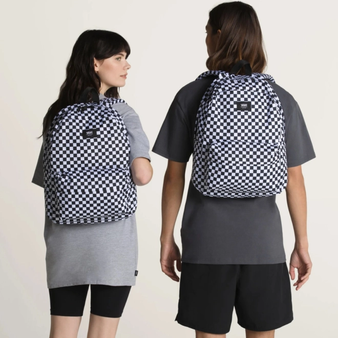 MOCHILA VANS OLD SKOOL H2O CHECK BLACK WHITE