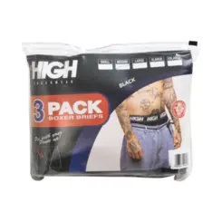 CUECA BOXER HIGH SHORTS BLACK