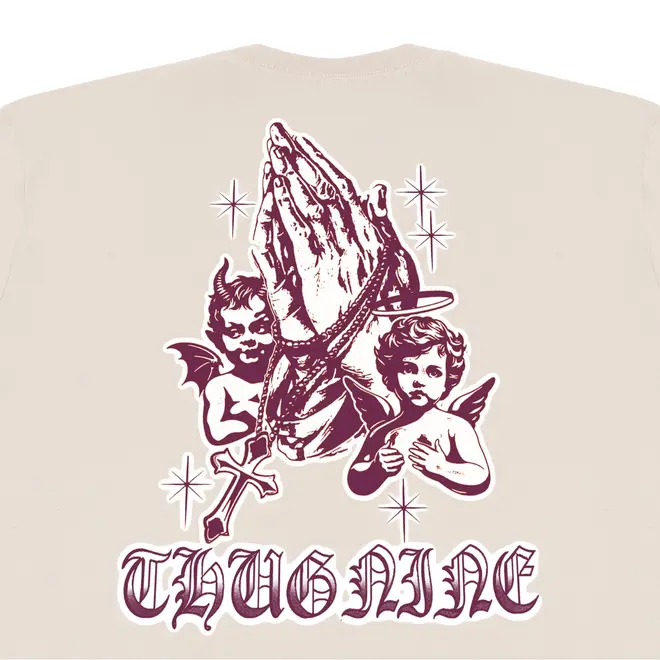 CAMISETA THUG NINE TWO WAYS