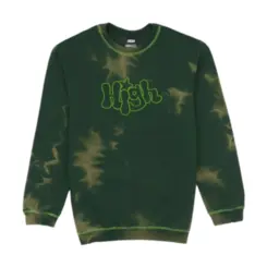 MOLETOM HIGH DYED BUBBLY