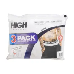 CUECA BOXER HIGH SHORTS WHITE