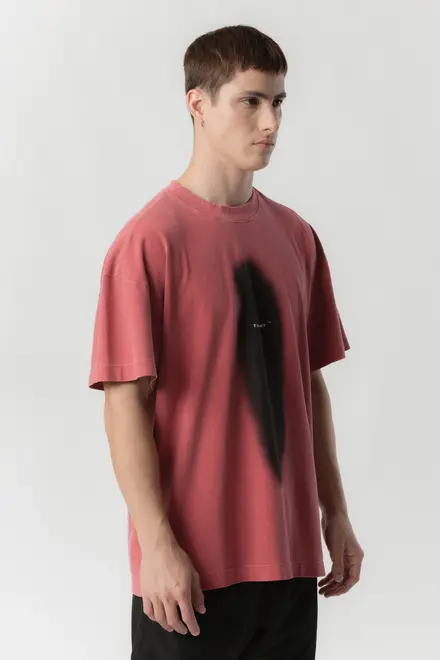 CAMISETA THESAINT BOXY HOLE STONED