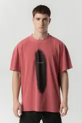 CAMISETA THESAINT BOXY HOLE STONED