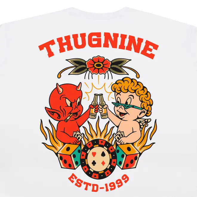 CAMISETA THUG NINE YIN YANG