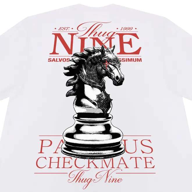 CAMISETA THUG NINE CHECKMATE