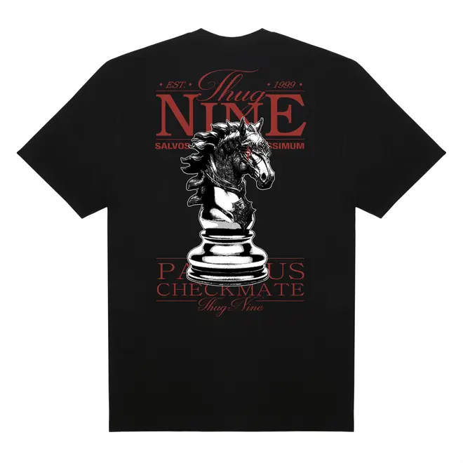 CAMISETA THUG NINE CHECKMATE