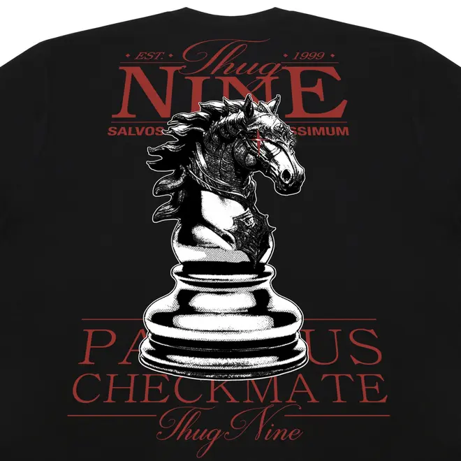 CAMISETA THUG NINE CHECKMATE
