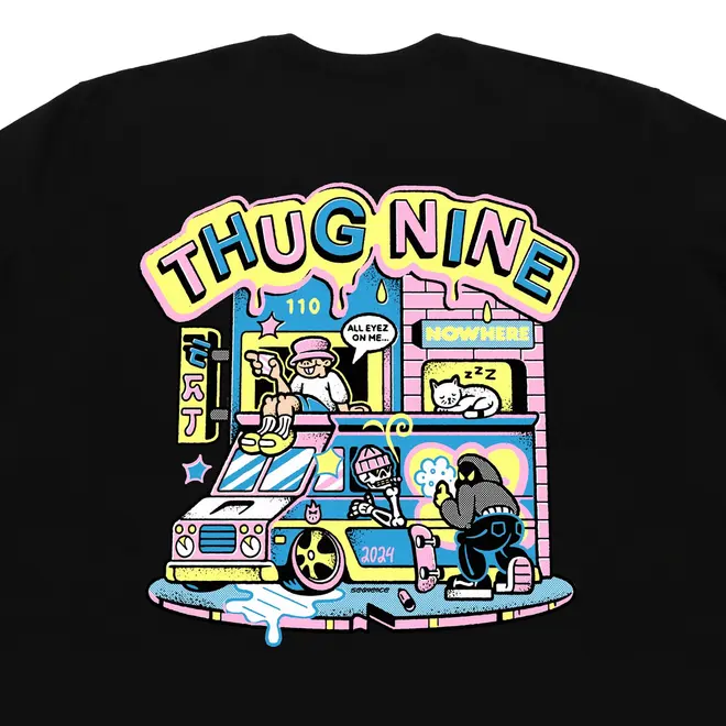 CAMISETA THUG NINE ALL EYES ON ME