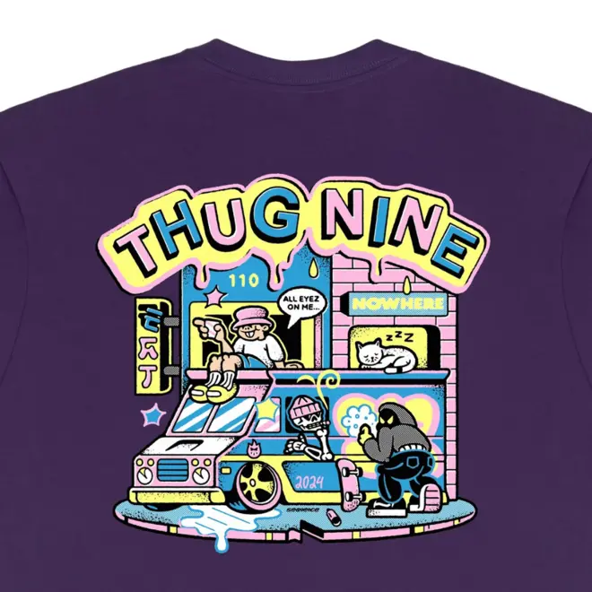 CAMISETA THUG NINE ALL EYES ON ME