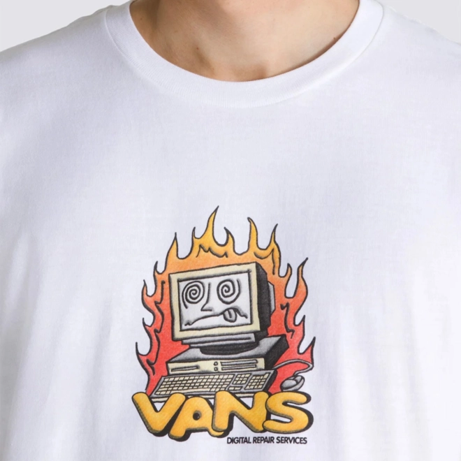 CAMISETA VANS WHITE DIGITAL REPAIR