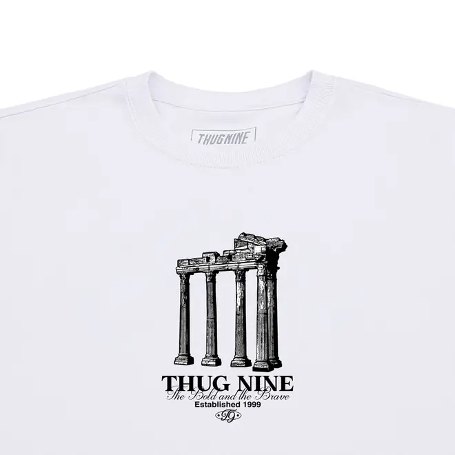 CAMISETA THUG NINE BOLD AND BRAVE