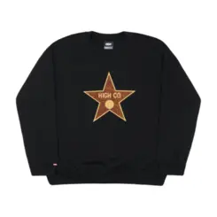 MOLETOM HIGH FAME BLACK