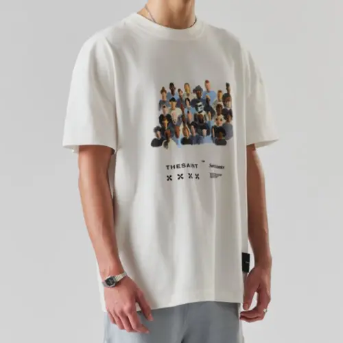 T-SHIRT OVERSIZED HUMAN x ROBOT  OFF WHITE GG