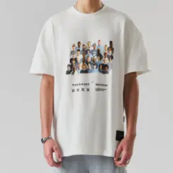 T-SHIRT OVERSIZED HUMAN x ROBOT  OFF WHITE GG