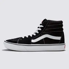 TÊNIS SK8-HI COMFYCUSH BLACK TRUE WHITE