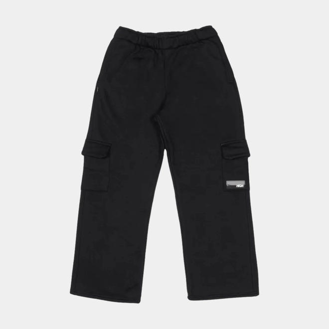 CALÇA HIGH CARGO SWEAT BLACK