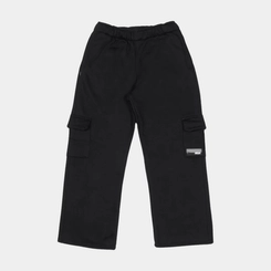 CALÇA HIGH CARGO SWEAT BLACK
