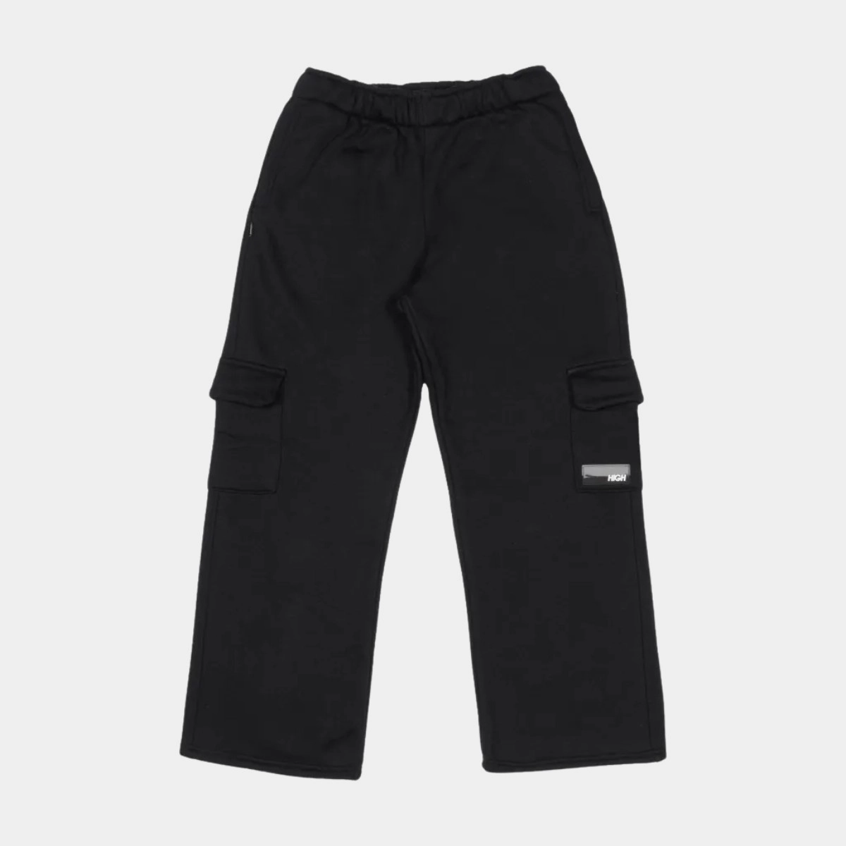 CALÇA HIGH CARGO SWEAT BLACK