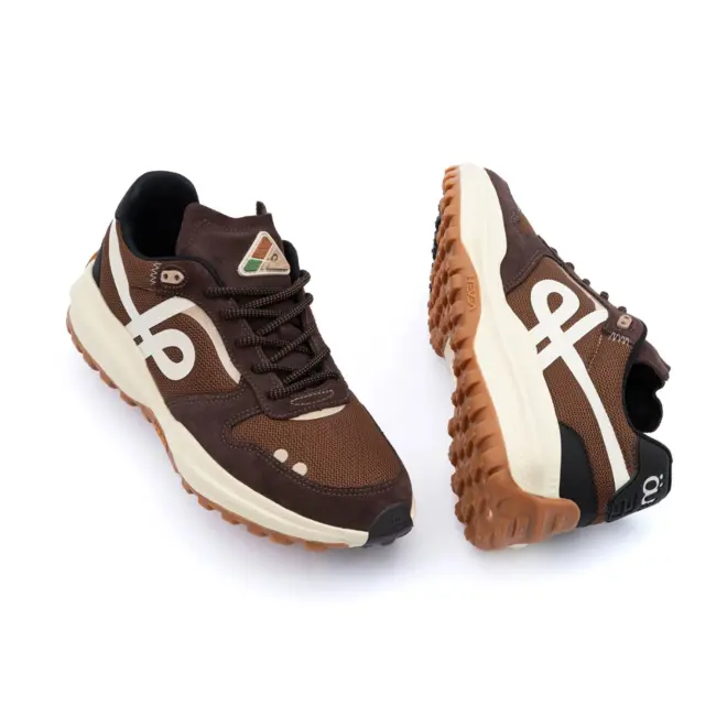 TENIS OUS TEXTIL HEVEA DOTS CAFE CHANTILLY