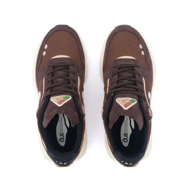 TENIS OUS TEXTIL HEVEA DOTS CAFE CHANTILLY