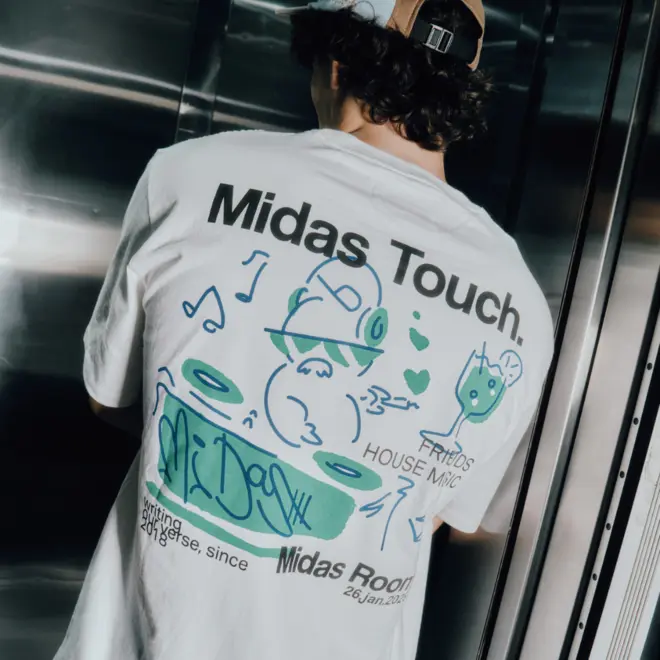 CAMISETA MIDAS ABSTRACT