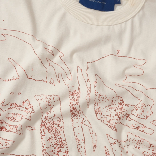 CAMISETA QUADRO CREATIONS TRAMA BOXY