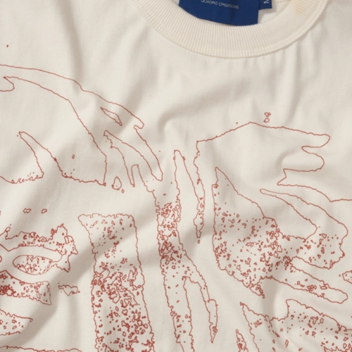 CAMISETA QUADRO CREATIONS TRAMA BOXY