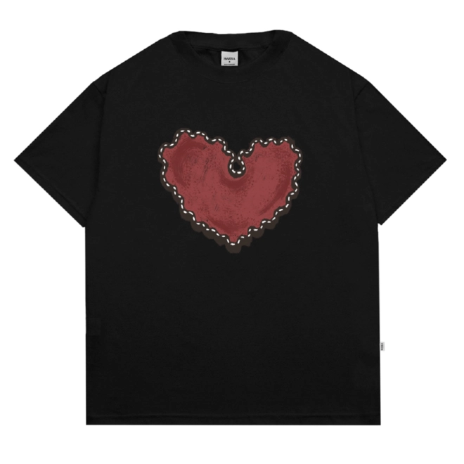CAMISETA BARRA CREW NAIF PRETA