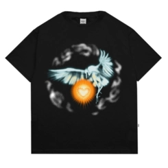 CAMISETA BARRA CREW AHLMA PRETA