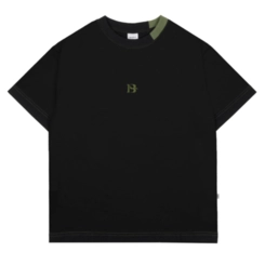 CAMISETA BARRA CREW CORNER PRETA