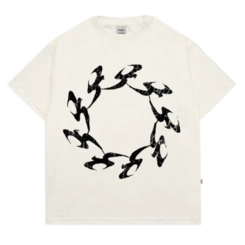 CAMISETA BARRA B TRIBAL BRANCA