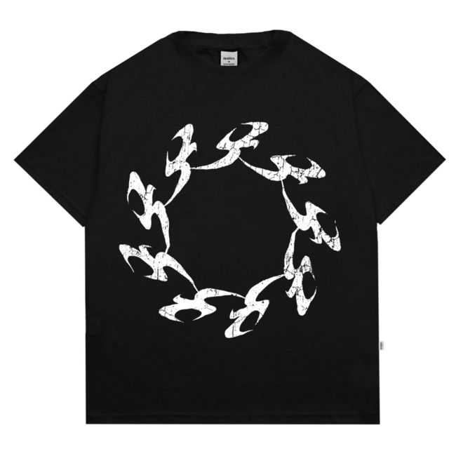 CAMISETA BARRA B TRIBAL PRETA