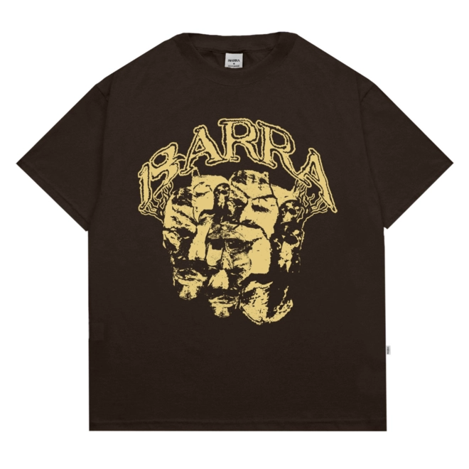 CAMISETA BARRA MASCARADOS MARROM