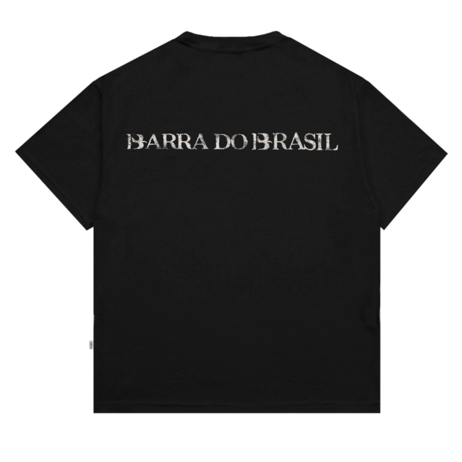 CAMISETA BARRA CREW RAIZES PRETA