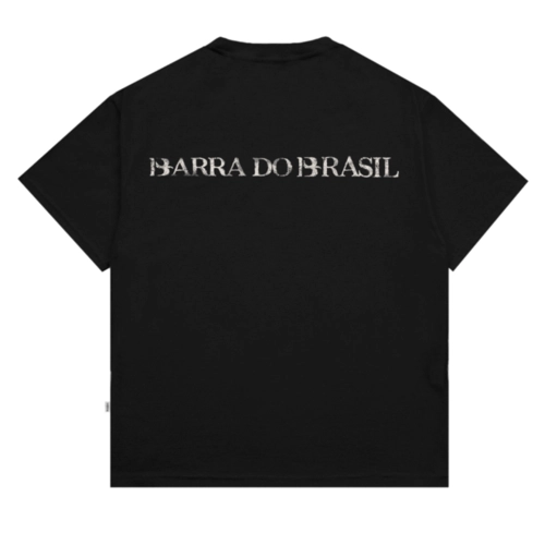 CAMISETA BARRA CREW RAIZES PRETA