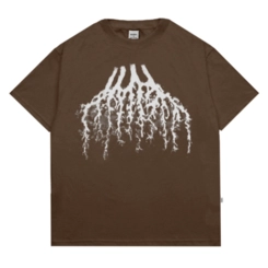 CAMISETA BARRA CREW RAIZES MARROM
